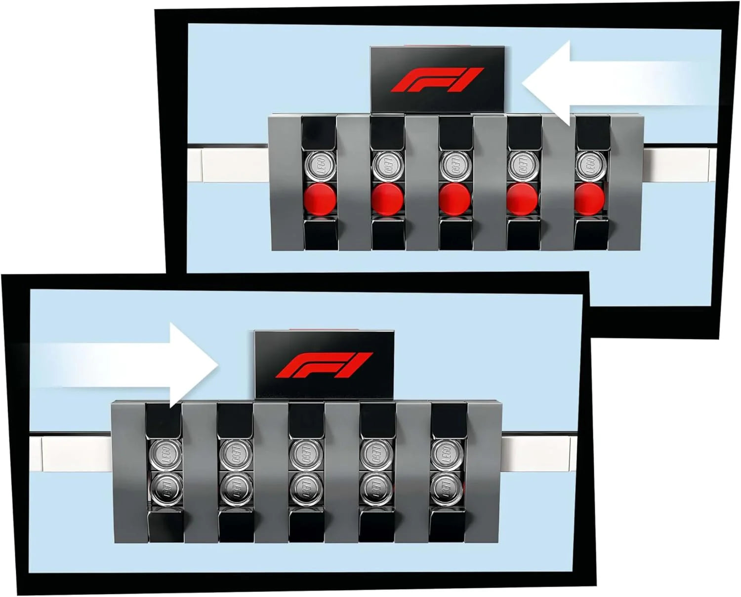 LEGO City F1 Startplan med VCARB och Sauber Racing Cars Fordonslekset 60474