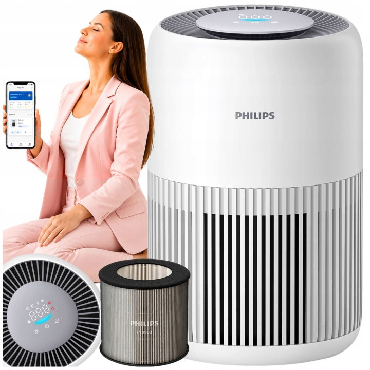 Philips PHILIPS Oczyszczacz Powietrza AC2220/10 ULTRAcichy Apka AIR+ NanoProtect