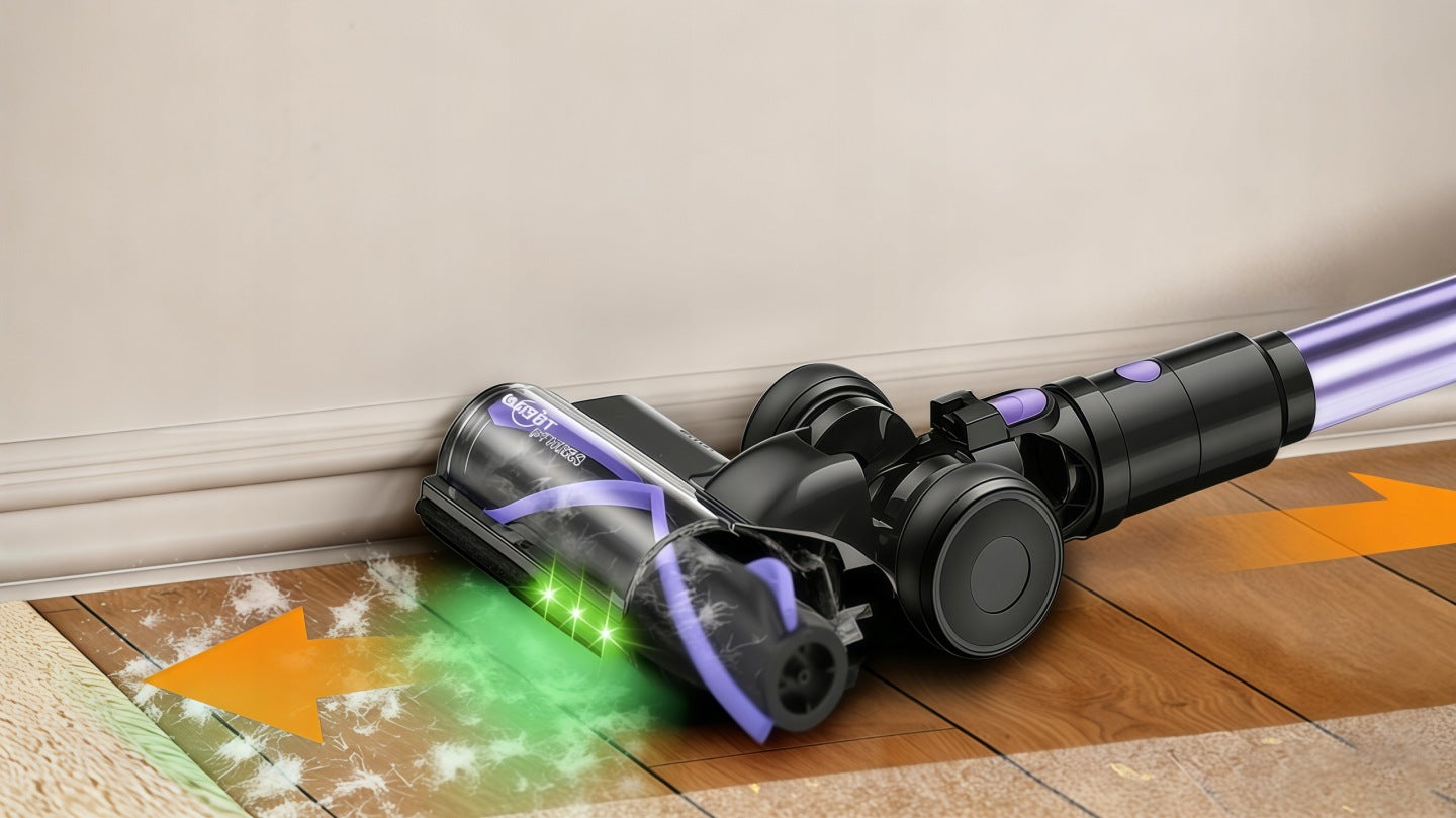 Odkurzacz pionowy Feward H28 500W 50KPA Nowa fioletowy Zwierzę domowe
