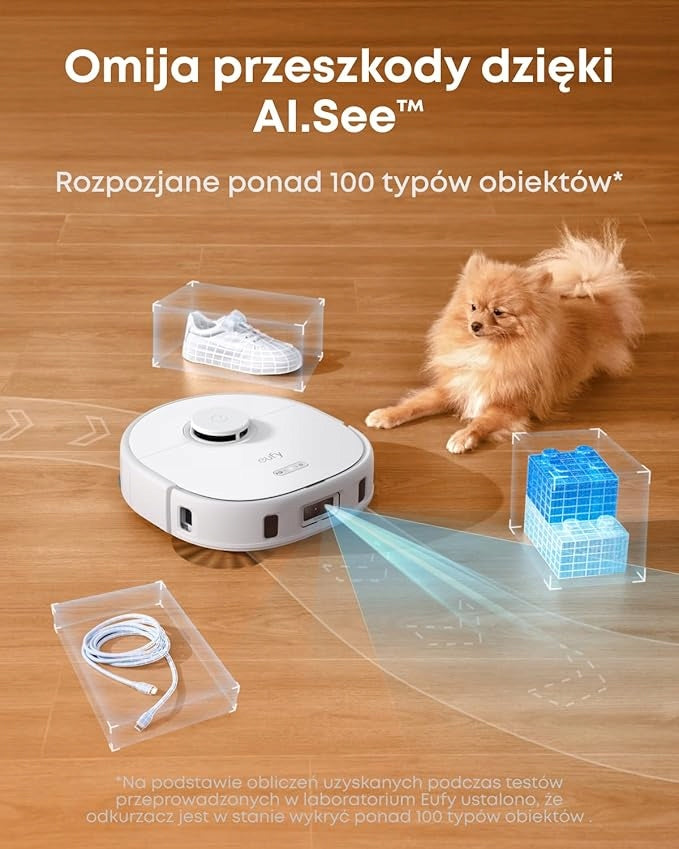 Robot sprzątający eufy RoboVac X10 Omni Mopping Biały