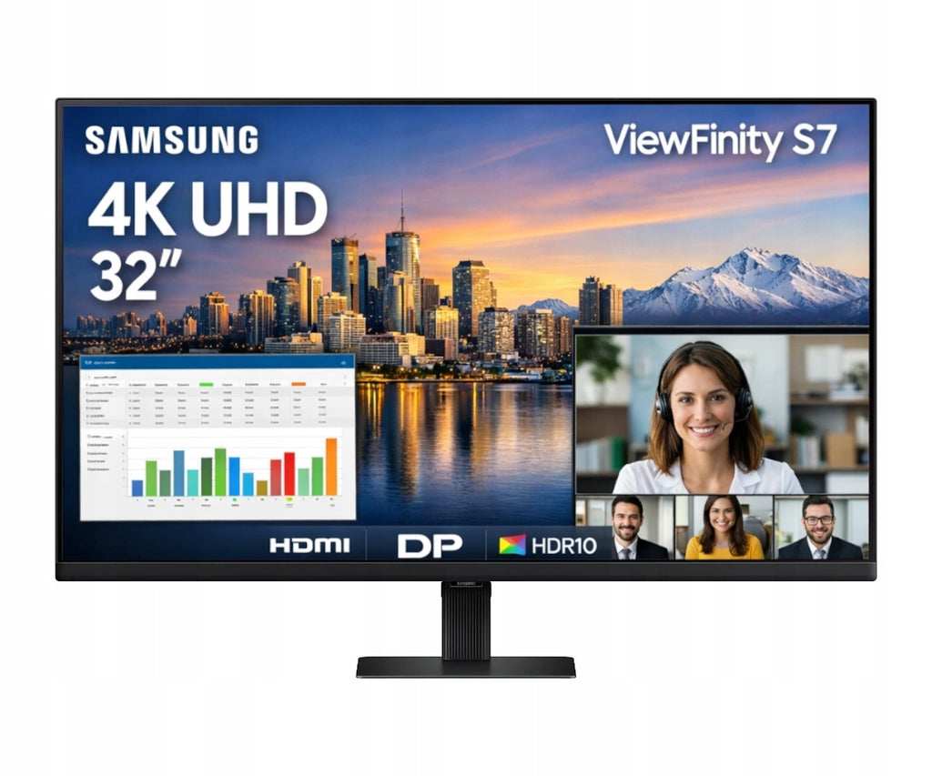Samsung Monitor Samsung ViewFinity S70D LS32D700EAUXEN 32 4K UHD HDR10 VA HDMI DP