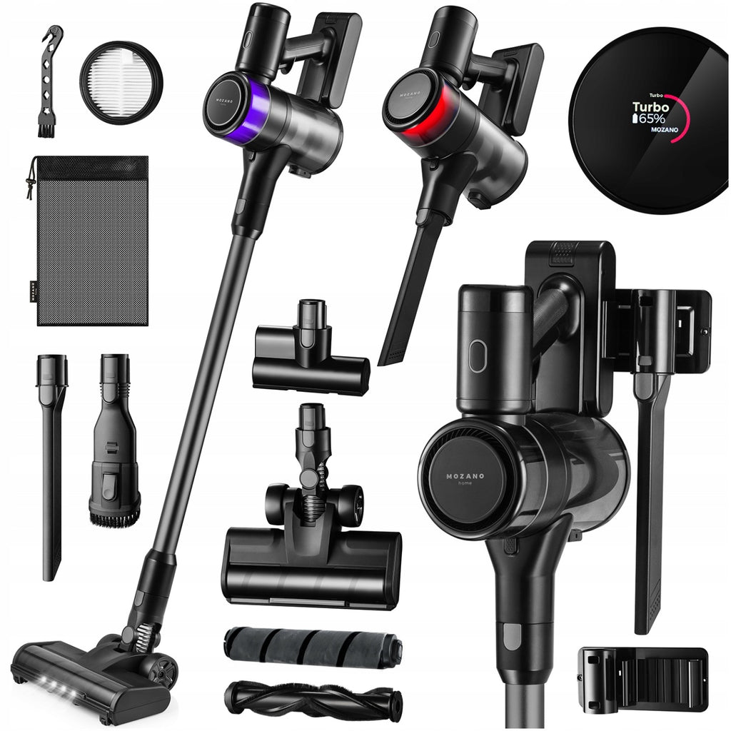 ODKURZACZ BEZPRZEWODOWY PIONOWY RĘCZNY 2 BATERIE MOCNY 15w1 LED HANDY PRO