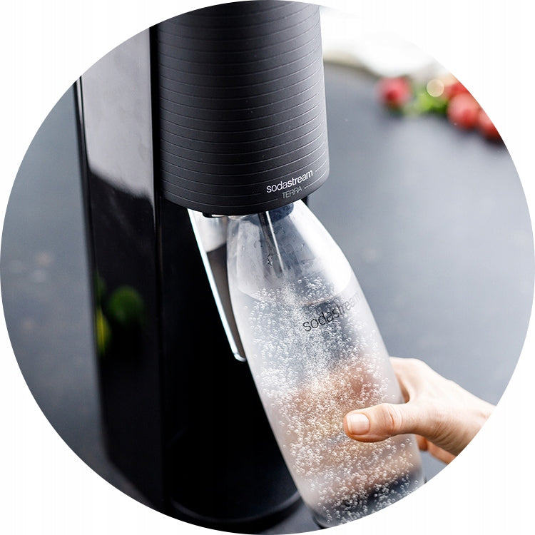 Saturator Sodastream Terra + 2 butelki + 4 syropy Pepsi 7Up Mirinda Pep Max