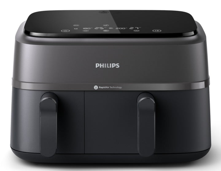 Philips Dwukomorowa frytkownica beztłuszczowa airfryer Philips Ovi 9L 2750W NA352