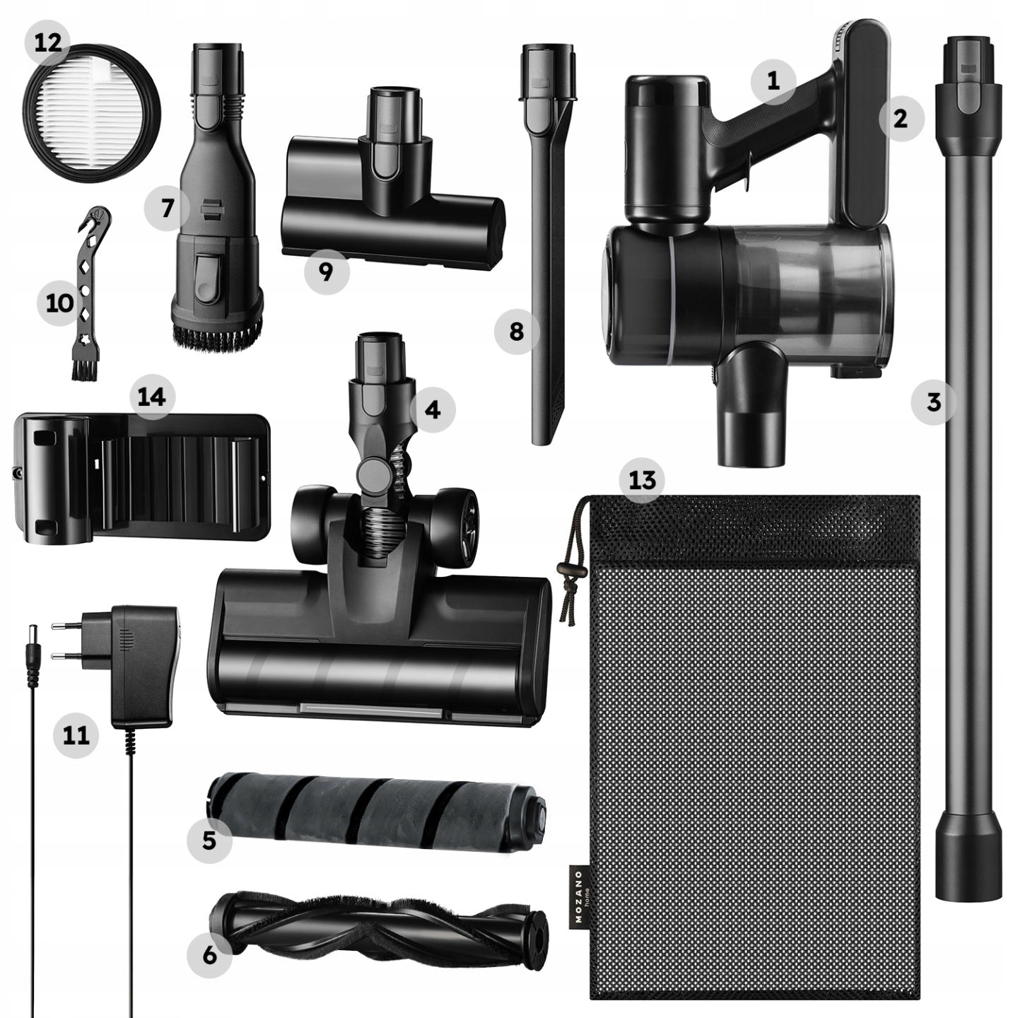 ODKURZACZ BEZPRZEWODOWY PIONOWY RĘCZNY 2 BATERIE MOCNY 15w1 LED HANDY PRO