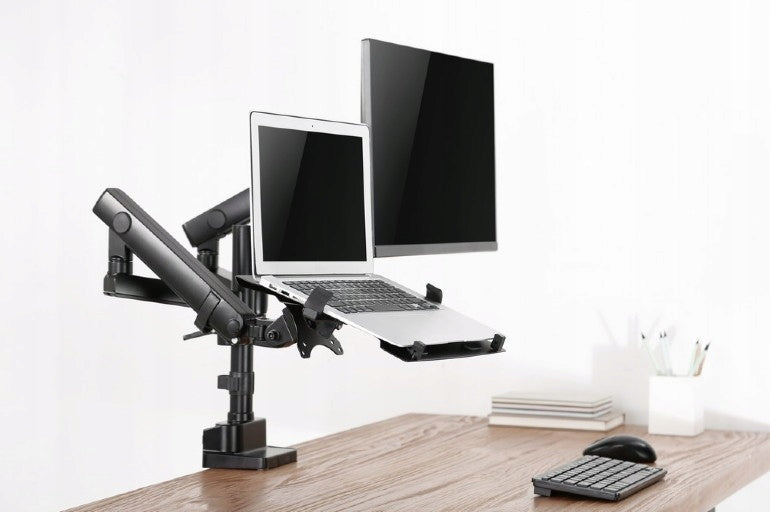 REGULOWANY UCHWYT NA MONITOR i LAPTOPA 15,6 Ramię gazowe VESA