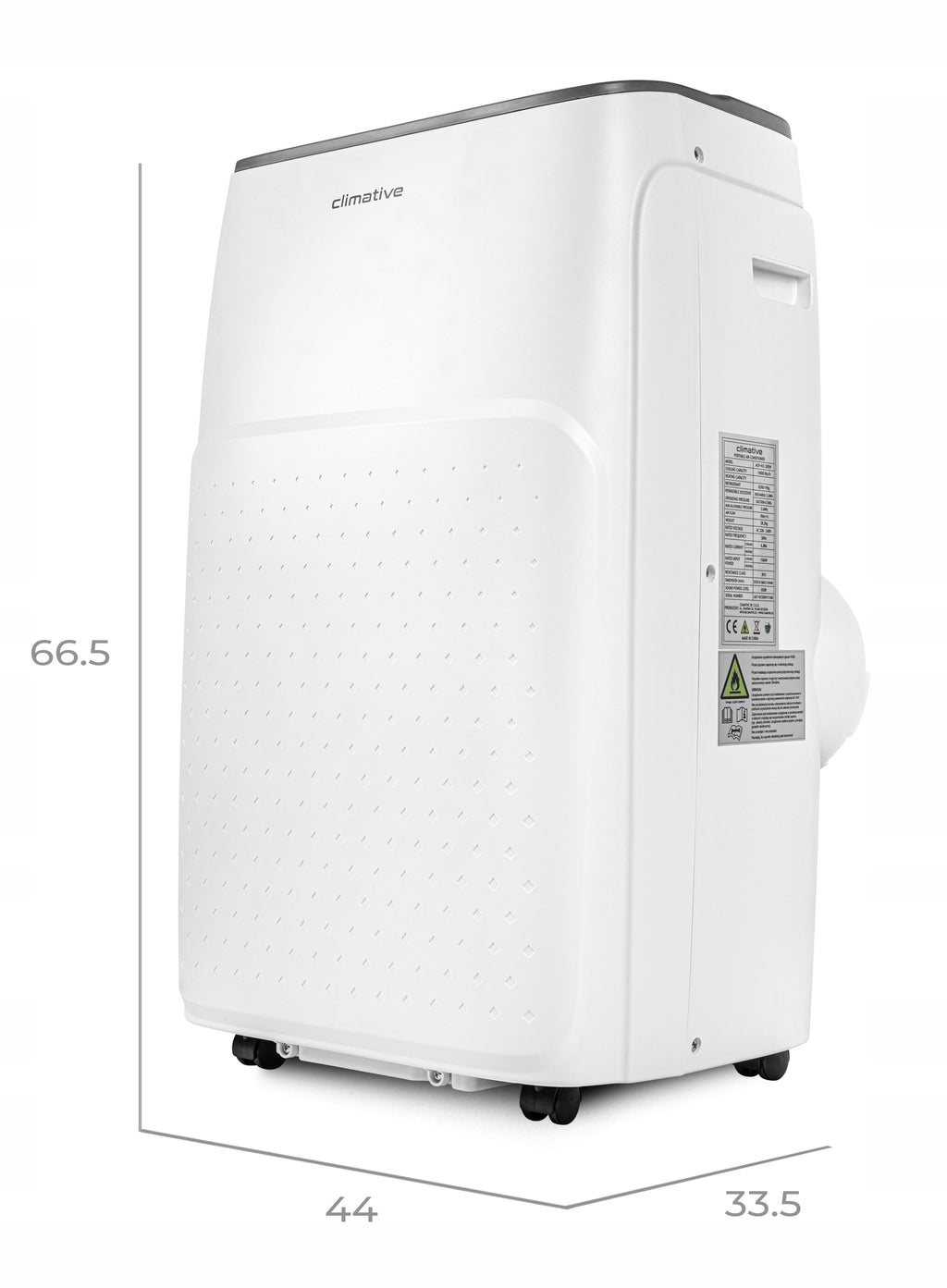 Klimatyzator przenośny pokojowy MINI 2,6 kW mały cichy WiFi 26 m2 uszczelka