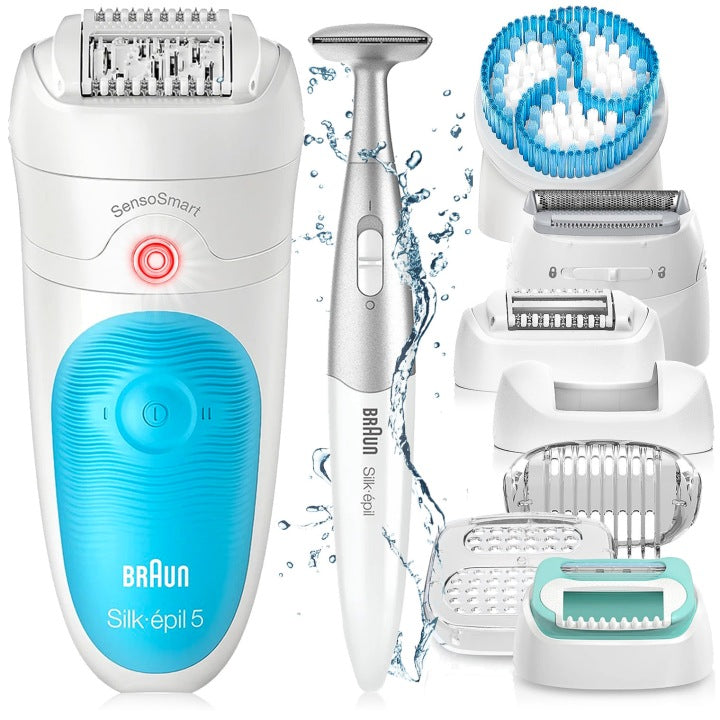 Braun DEPILATOR BRAUN Silk-epil 5 SensoSmart WET&DRY + SPA + GOLARKA + TRYMER 4w1