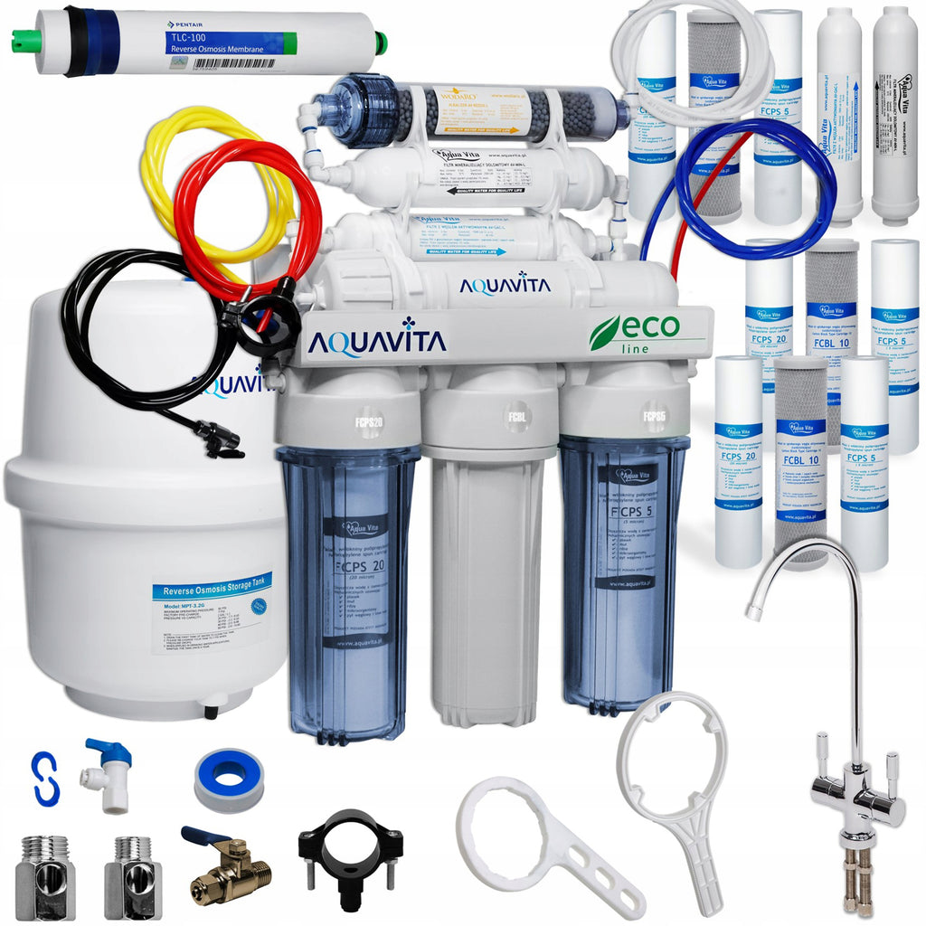 RO8 FILTR DO WODY OSMOZA JONIZATOR STRUKTURYZATOR AQUA VITA REDOX MINERAŁY