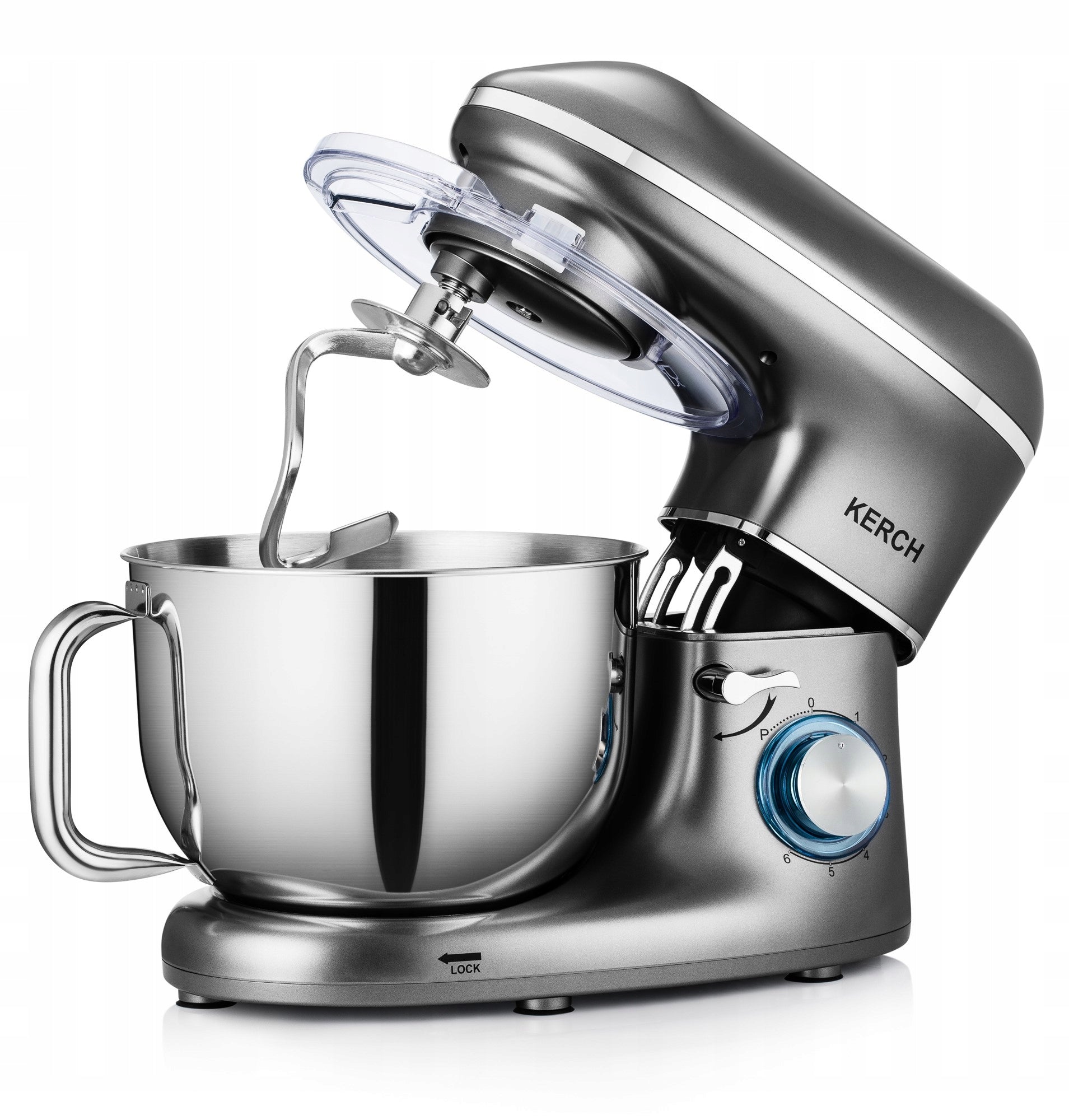 ROBOT KUCHENNY PLANETARNY MIKSER Z MISĄ KERCH MYCHEF 4000W GREY 6,2L