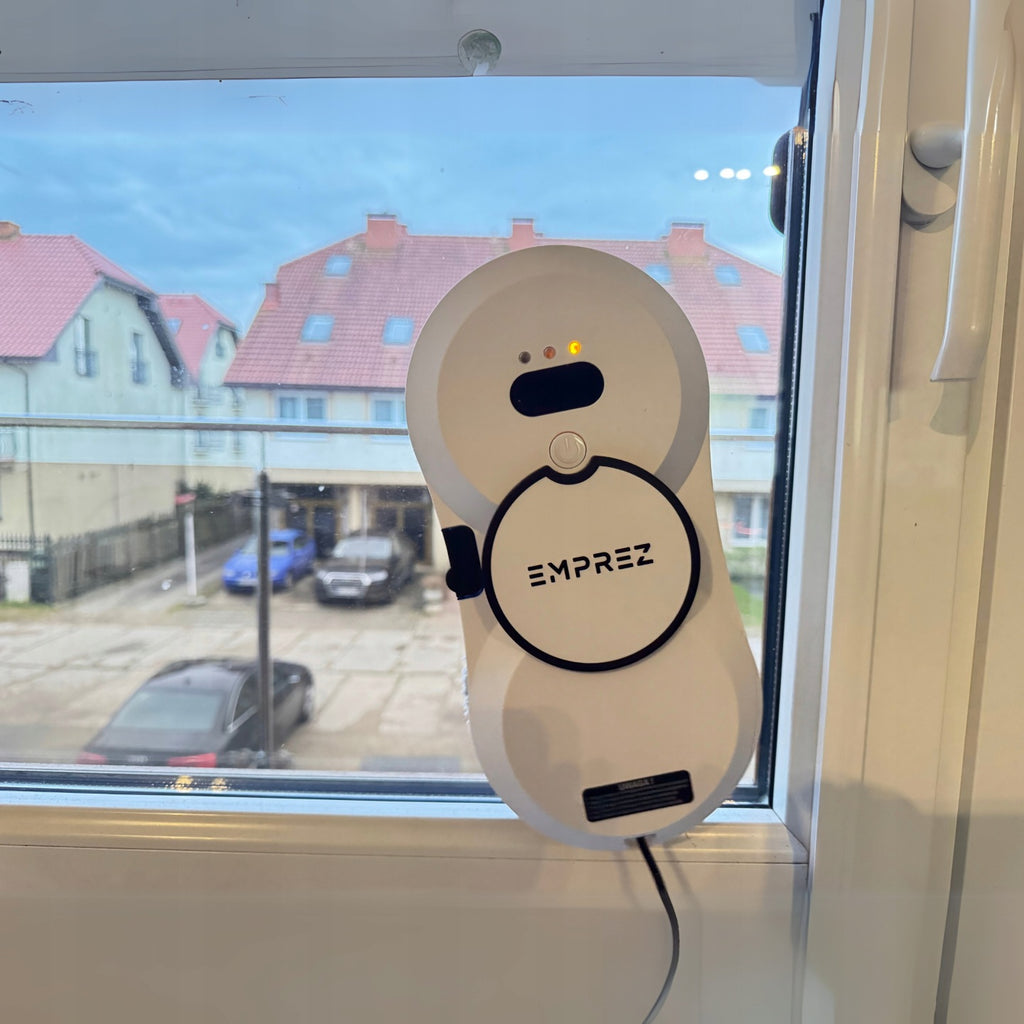 Emprez F19 Robot do mycia szyb i okien 3000Pa | Aplikacja | 4 Spryskiwacze