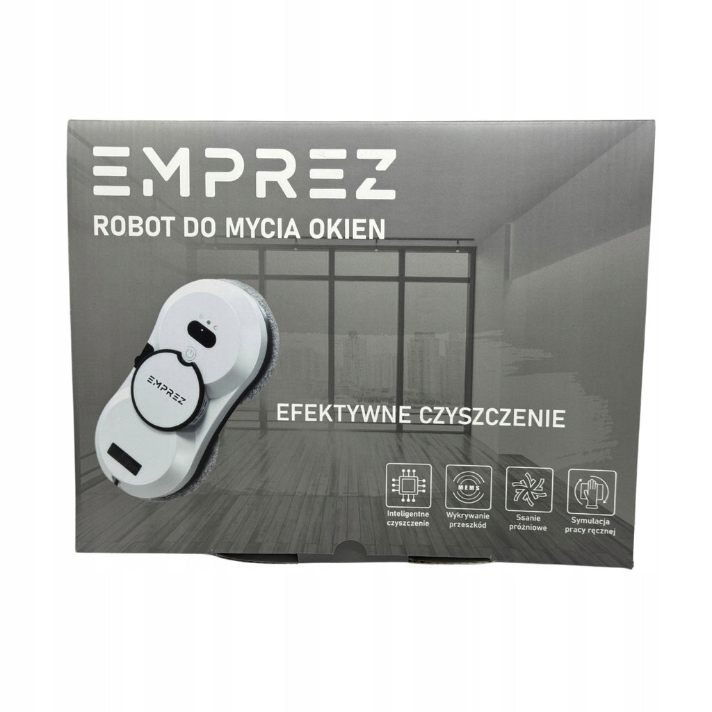 Emprez F19 Robot do mycia szyb i okien 3000Pa | Aplikacja | 4 Spryskiwacze