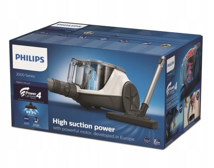 Philips Odkurzacz bezworkowy 850W Philips Seria 2000 biały XB2122/09