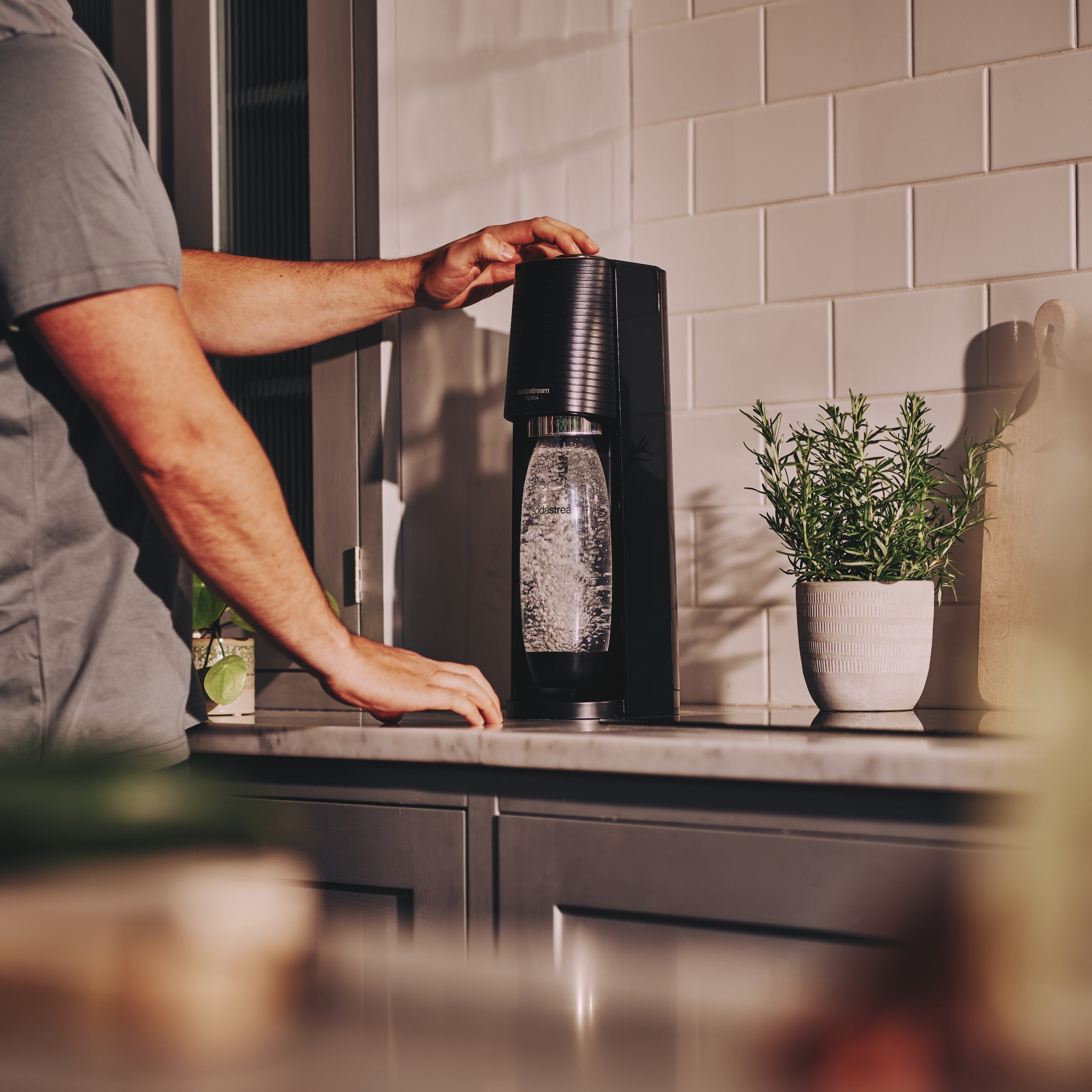 Saturator Sodastream Terra + 2 butelki + 4 syropy Pepsi 7Up Mirinda Pep Max