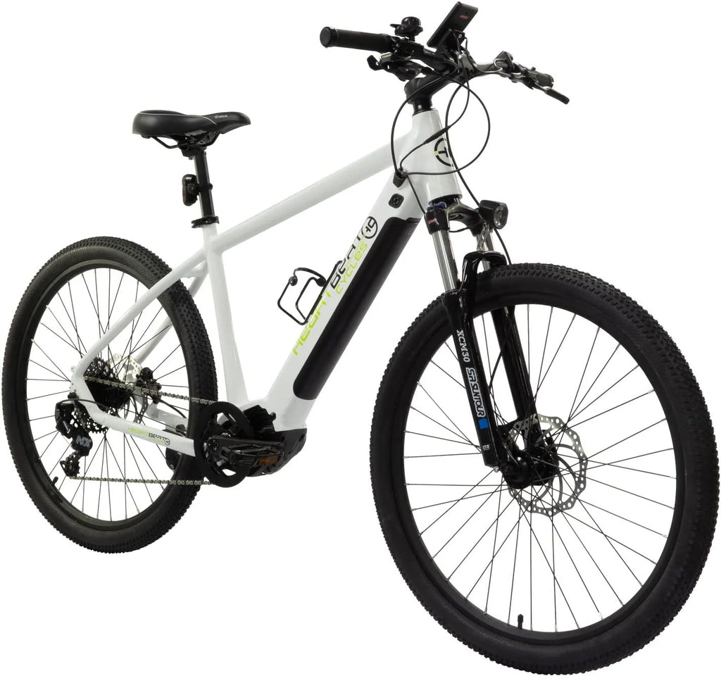 Highphoria Elektrofahrrad Erwachsene, 250W 25 km/h E-Bike mit Batterie, Starker Motor, Kettenschaltung, E-Mountainbike mit Hydraulische Federgabel Pedelec für Damen & Herren