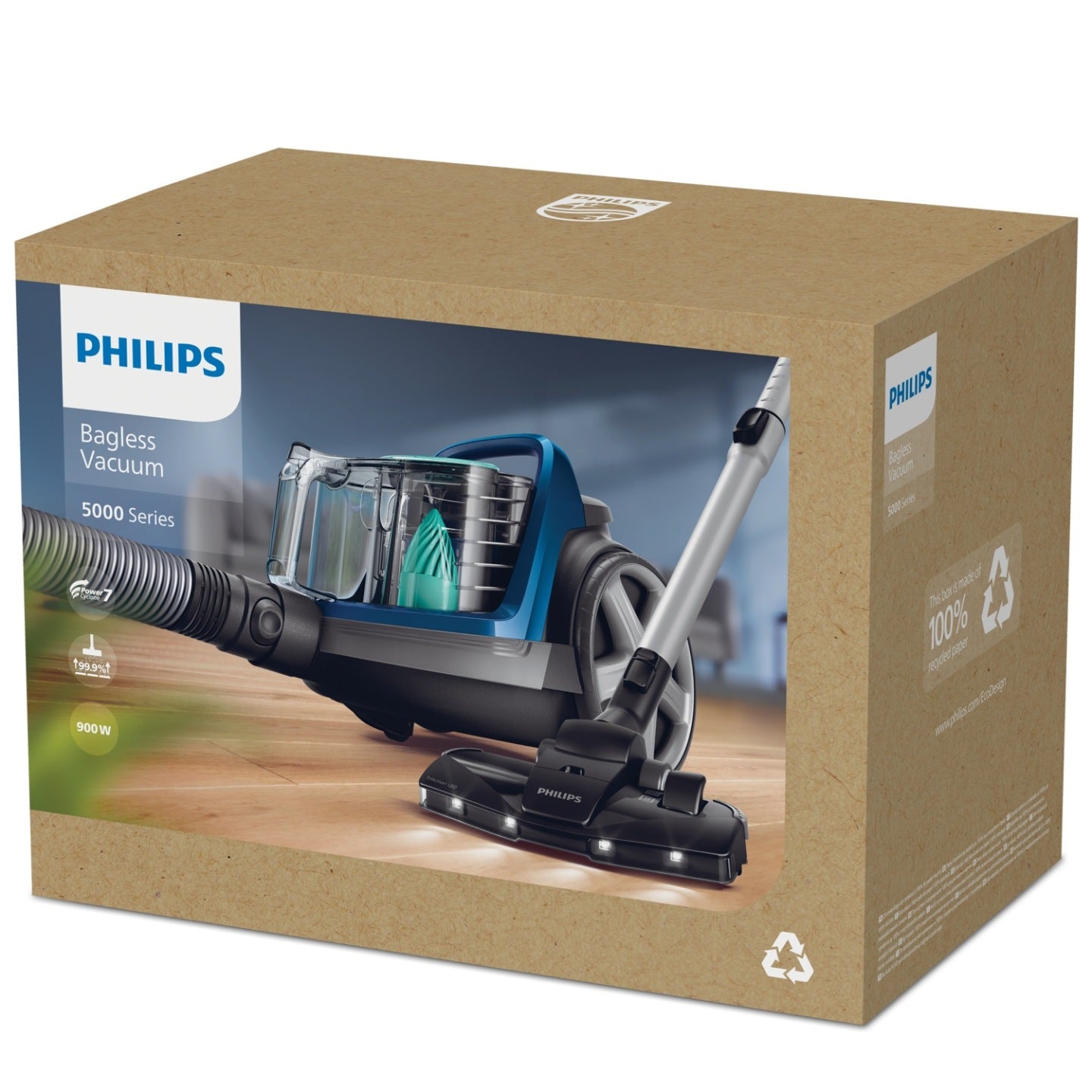 ODKURZACZ BEZWORKOWY PHILIPS PowerPro Compact FC9330/09 900W