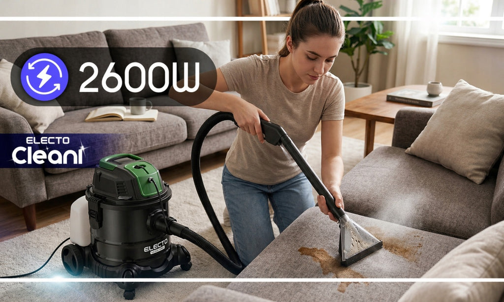 ODKURZACZ PIORĄCY MOCNY 2600W WĄSKA SSAWKA DO PRANIA TAPICERKI DYWANÓW 3w1
