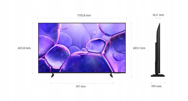 Samsung Telewizor Samsung UE50U8072FU 50 4K UHD SmartTV Tizen WiFi Bluetooth