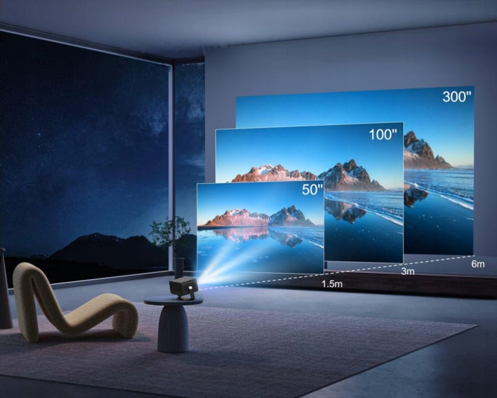 Heelly PROJEKTOR RZUTNIK 20000LM 1080P WIFI ANDROID SMART TV 4K AUTOFOCUS HEELLY