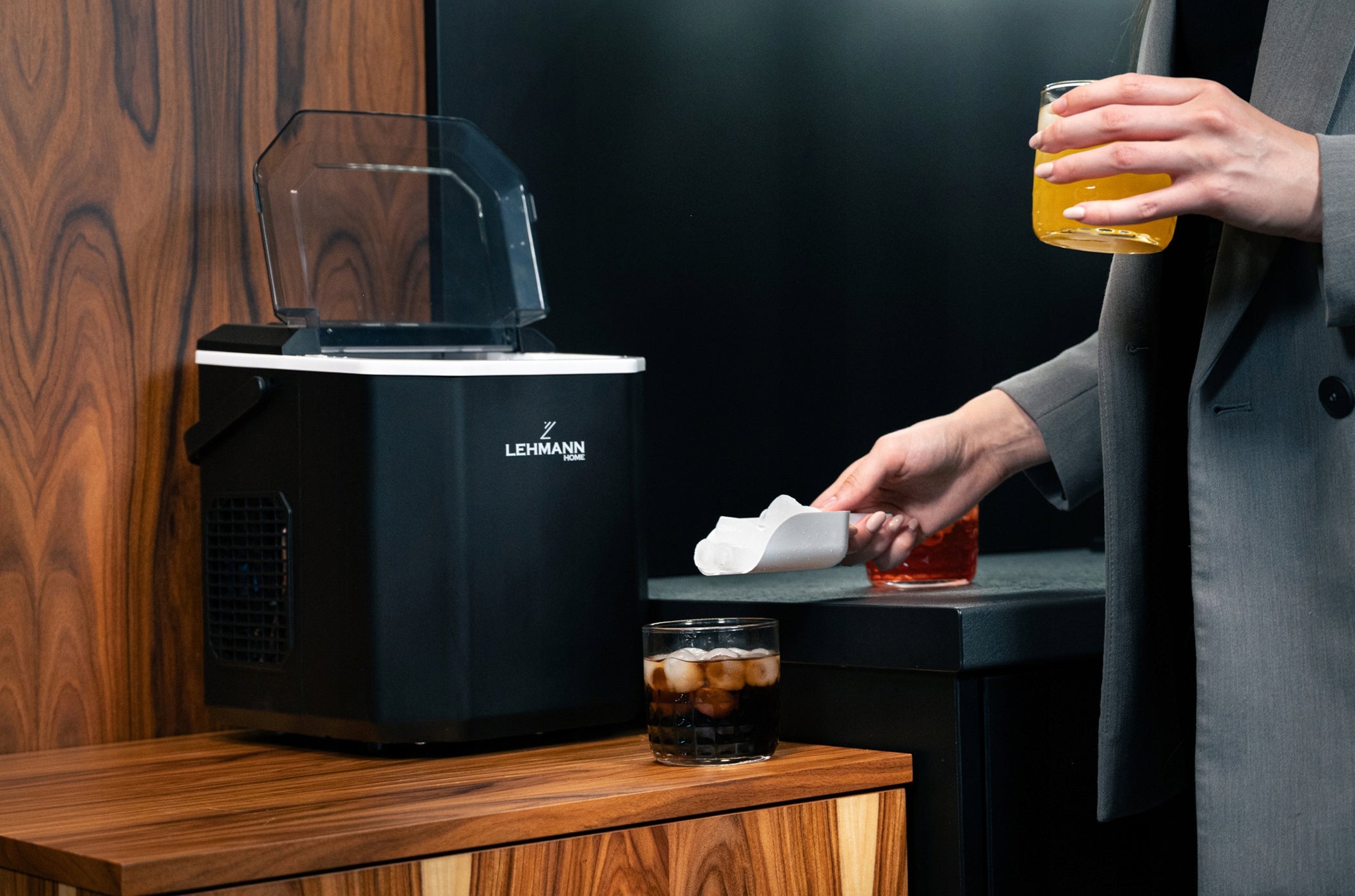 Kostkarka do lodu ICE wydajna szybka cicha maszyna do kostek 12kg +łopatka