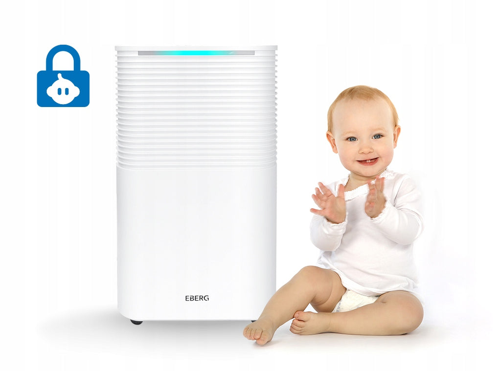 Osuszacz powietrza EBERG RICO pochłaniacz 12l/24h +WiFi +TIMER +higrostat
