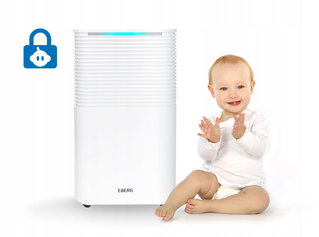 Osuszacz powietrza EBERG RICO pochłaniacz 12l/24h +WiFi +TIMER +higrostat