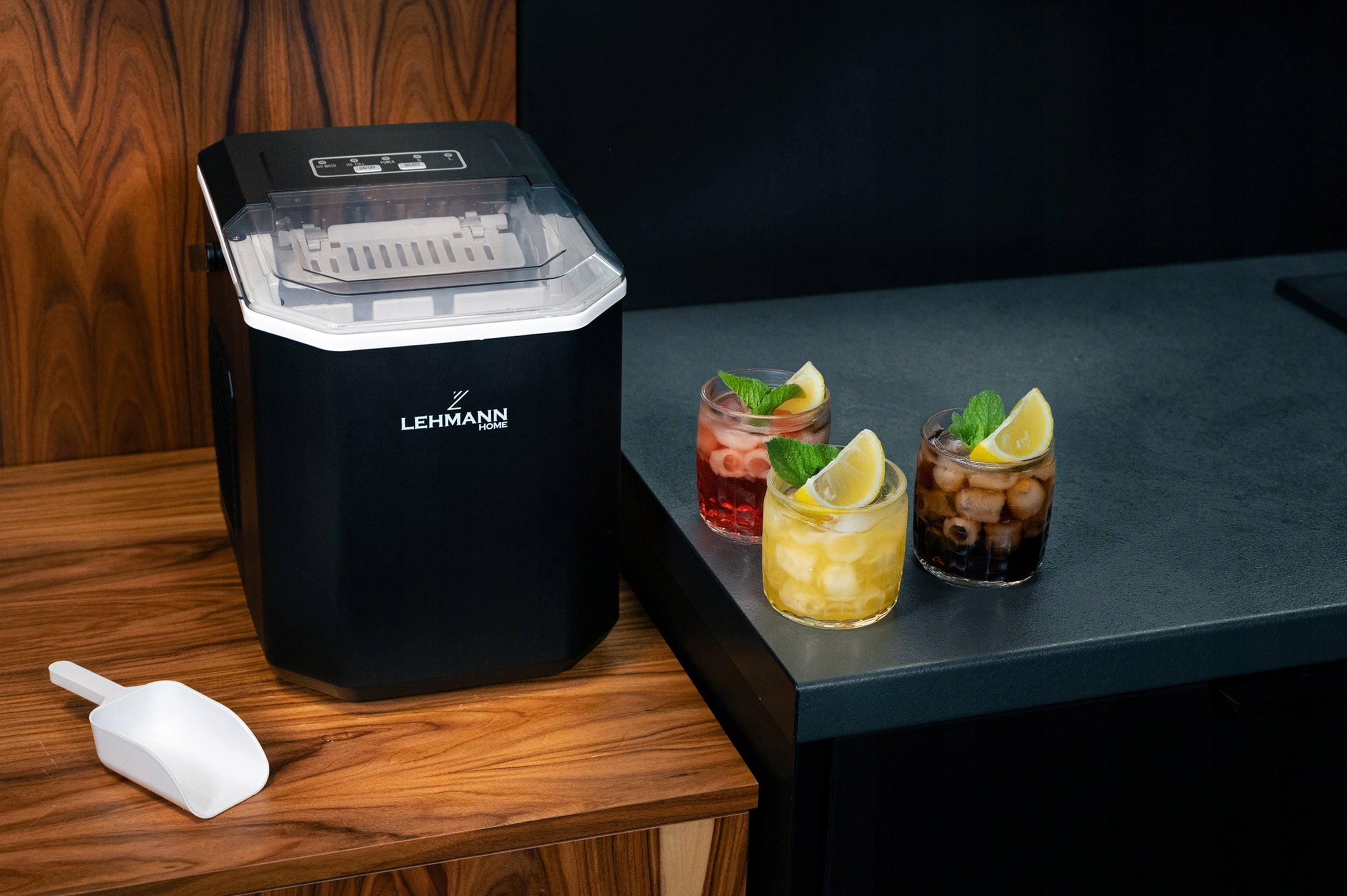 Kostkarka do lodu ICE wydajna szybka cicha maszyna do kostek 12kg +łopatka