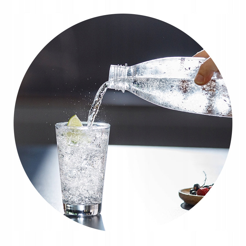 Saturator SodaStream Terra czarny do wody + 3 butelki + nabój z gazem CO2
