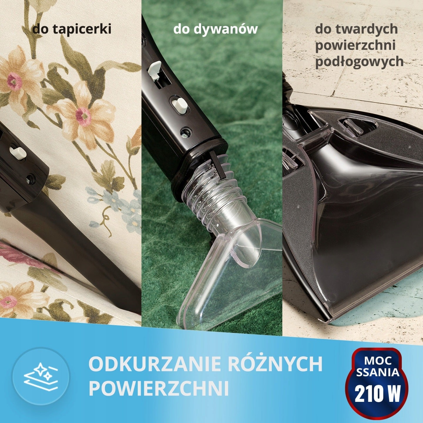 Odkurzacz piorący wodny Vira MPM MOD-22 Zbiornik na wodę 10L 2400W