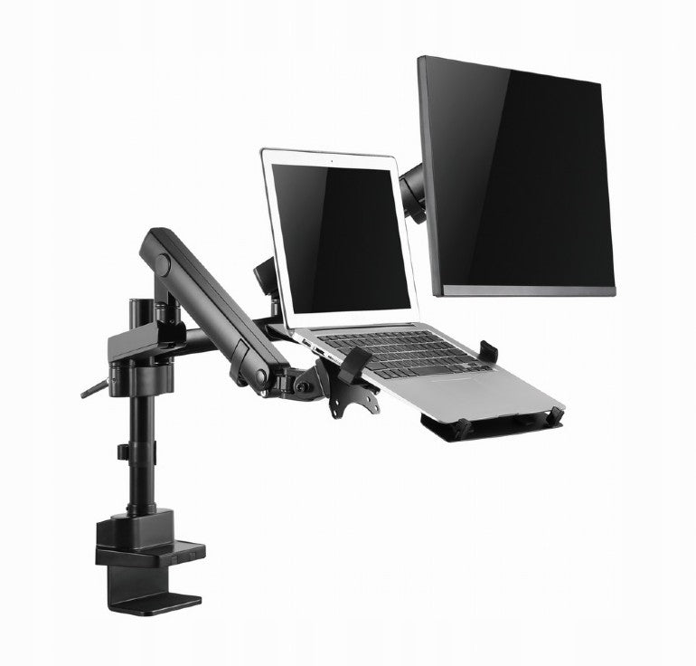 REGULOWANY UCHWYT NA MONITOR i LAPTOPA 15,6 Ramię gazowe VESA
