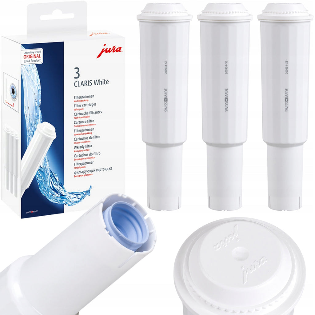 Tabletki do czyszczenia ekspresu Jura 62715 + 3x filtr Jura Claris Smart+