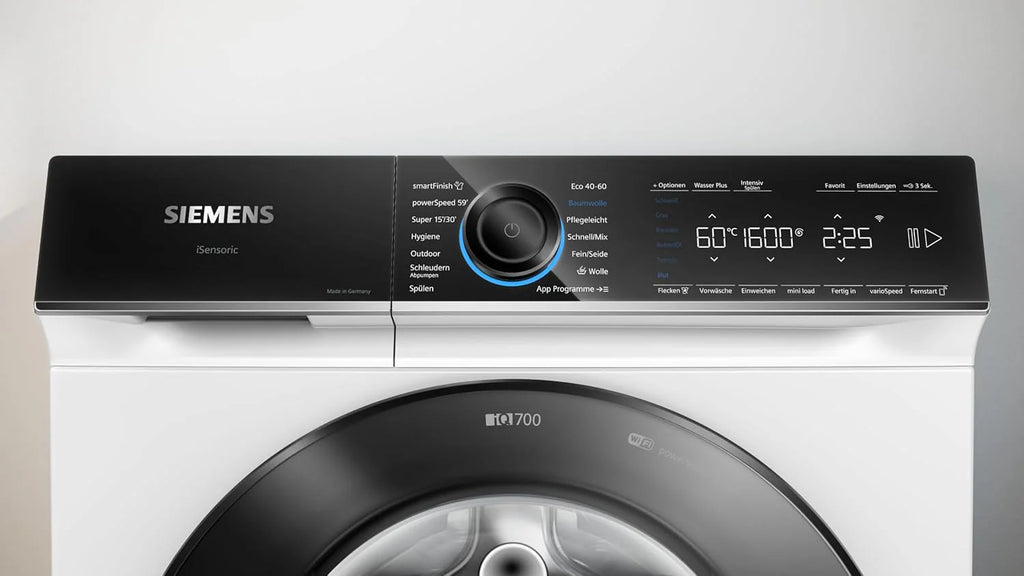 Siemens WM14N223 Waschmaschine iQ300, Frontlader mit 7kg Fassungsvermgen, 1400 UpM, speedPack L, LED-Display,Outdoor-Programm, Wei, 60cm