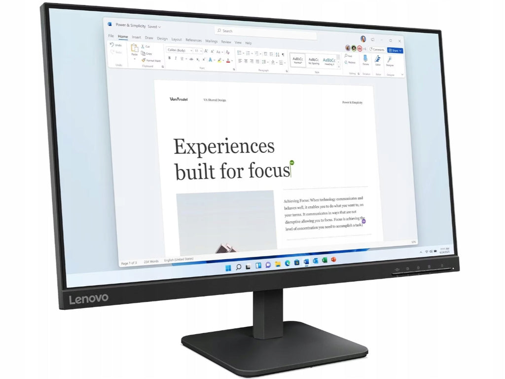 Lenovo 2X Monitor LED Lenovo L24-4e 23,8  1920 x 1080 px IPS / PLS