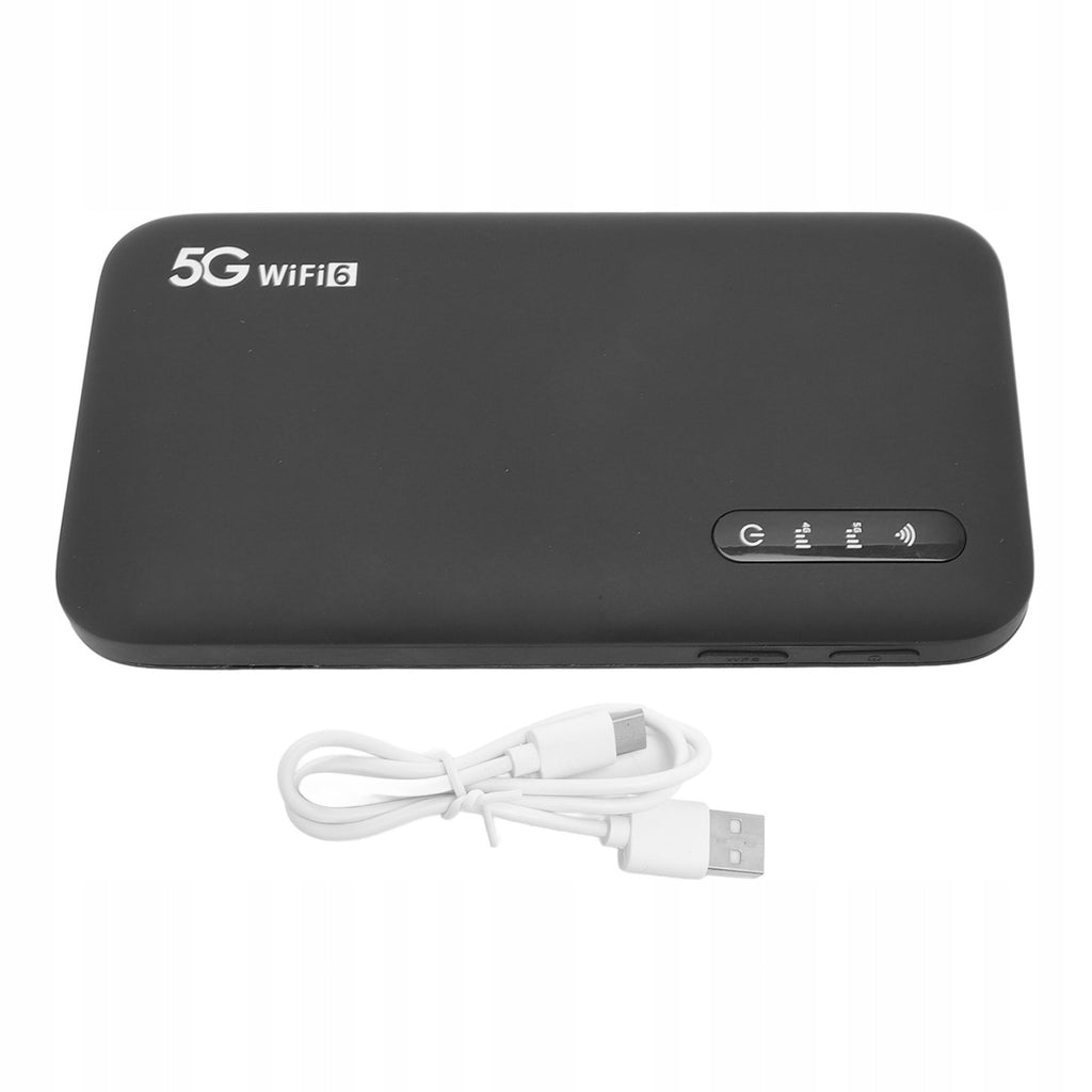 MOBILNY ROUTER MODEM WIFI 5G 6100 MAH OBSŁUGA DO 16 UŻYTKOWNIKÓW