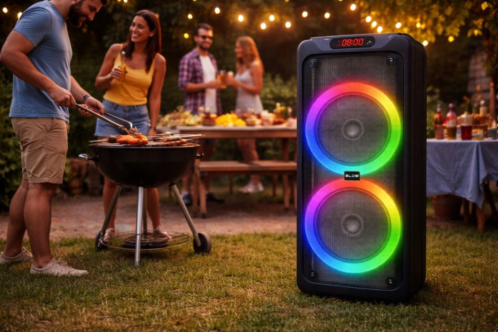Blow GŁOŚNIK BLUETOOTH PRZENOŚNY BEZPRZEWODOWY DUŻY MIKROFON KARAOKE 280W