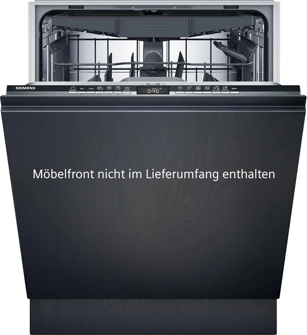 Siemens SN43ES14VE, iQ300 Smarter Geschirrspüler, Unterbau-Spülmaschine mit Besteckschublade, 60 cm, automatische Türöffnung dank autoOpen dry, besonders leise mit iQdrive-Motor, aquaStop, Edelstahl