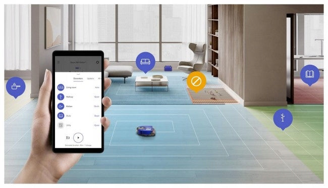 Robot sprzątający Dyson 360 Vis Nav niebieski