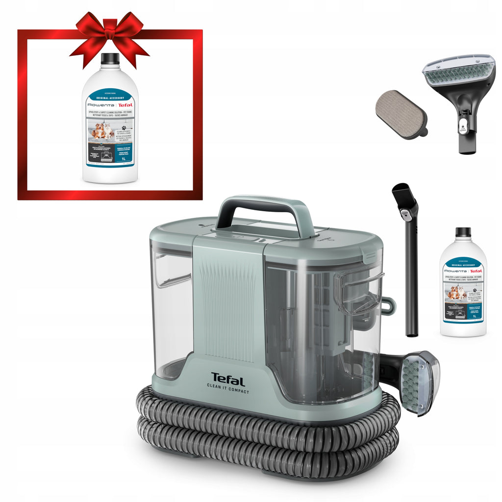 Odkurzacz piorący do tapicerki dywanów Tefal Clean It Hot&Cold IZ7021 1150W