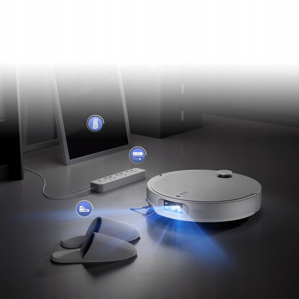 Robot sprzątający Roborock Qrevo EdgeT Ultra-cienki z kamerą AI, mopowaniem, stacj