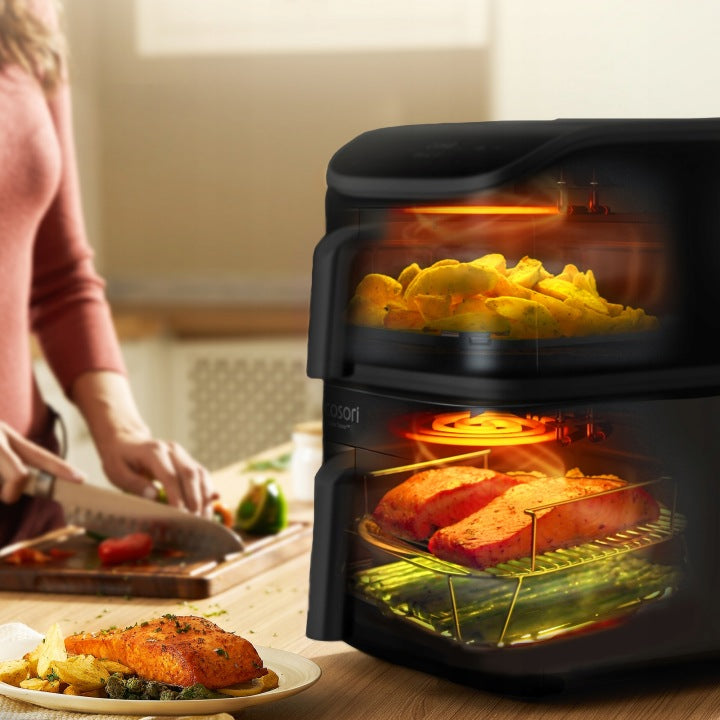 Cosori FRYTKOWNICA BEZTŁUSZCZOWA AIR FRYER COSORI TURBO TOWER CAF-DC111-ADE +RUSZT