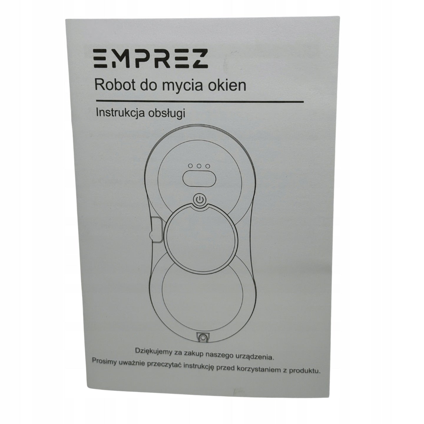 Emprez F19 Robot do mycia szyb i okien 3000Pa | Aplikacja | 4 Spryskiwacze