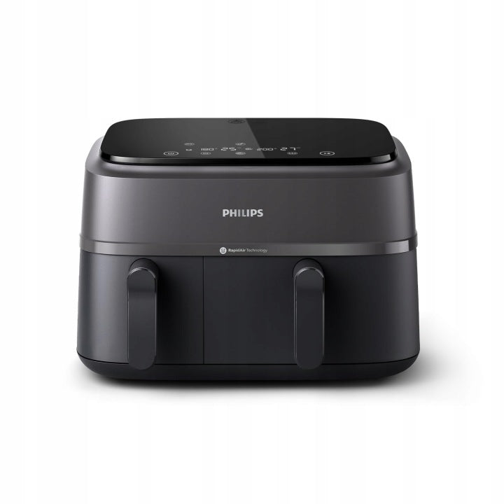 Philips Dwukomorowa frytkownica beztłuszczowa airfryer Philips Ovi 9L 2750W NA352