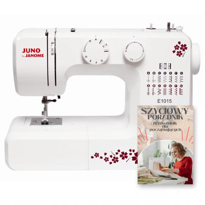 Janome REWELACYJNA domowa Maszyna do Szycia JANOME JUNO E1015 + GRATIS PORADNIK
