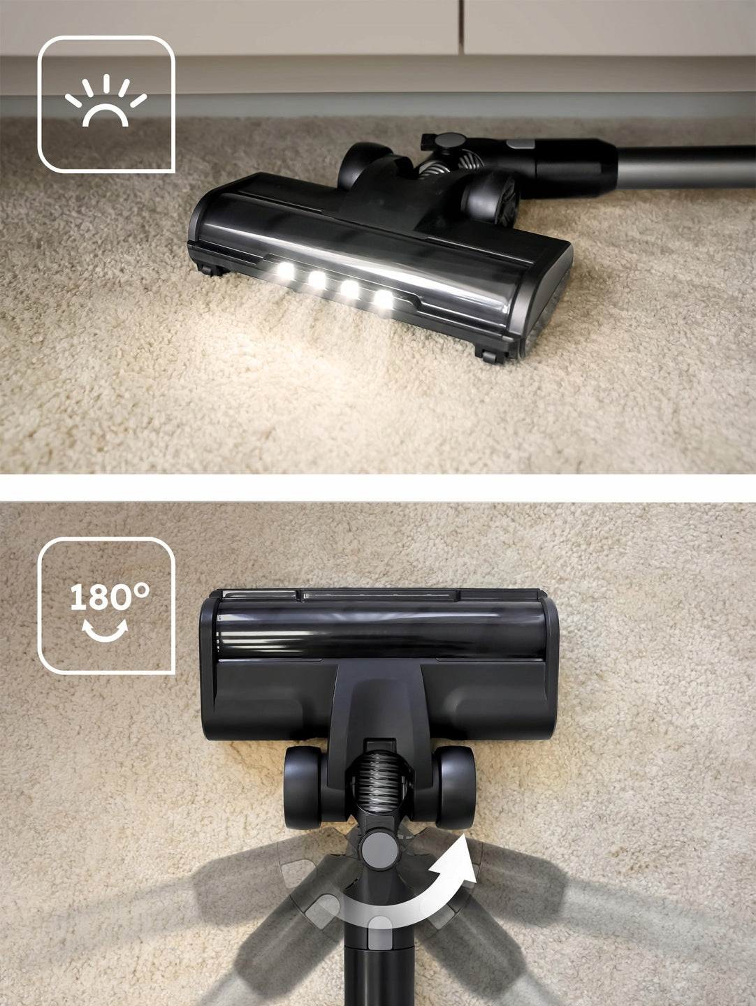 ODKURZACZ BEZPRZEWODOWY PIONOWY ŁAMANA RURA RĘCZNY 15w1 LED HANDY PRO