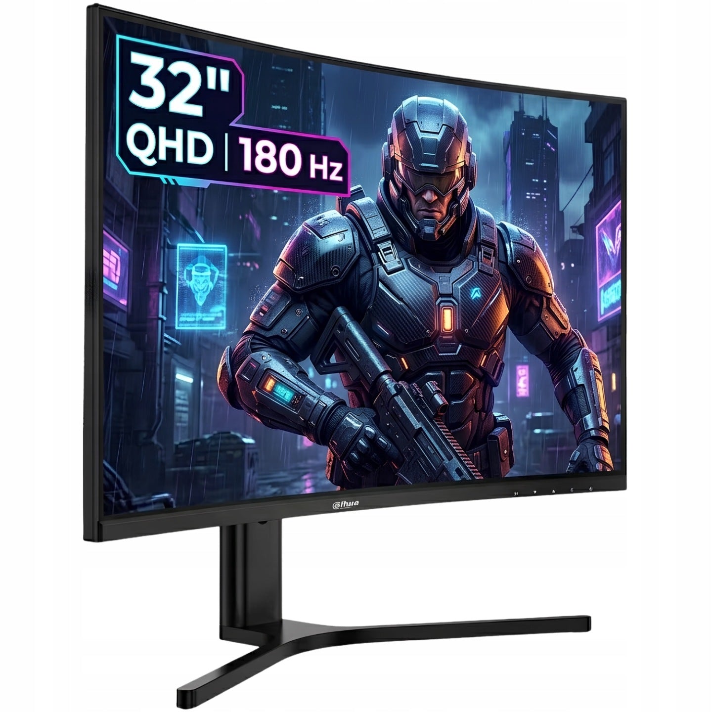 Dahua Monitor Gamingowy Zakrzywiony LED DAHUA 32 Cale QHD 180HZ 1MS DP VA HDR10+