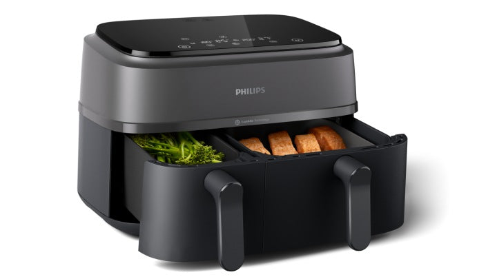 Philips Dwukomorowa frytkownica beztłuszczowa airfryer Philips Ovi 9L 2750W NA352