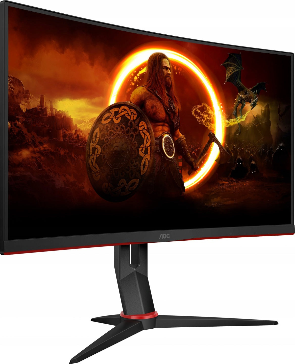 AOC 2X Monitor LED 27 AOC C27G2Z3/BK