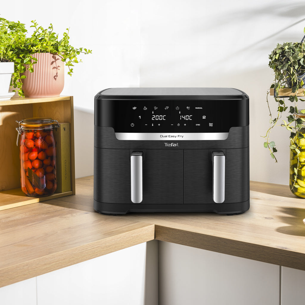Frytkownica beztłuszczowa TEFAL EY9428E XXL 11l 2700W dwukomorowa Air Fryer