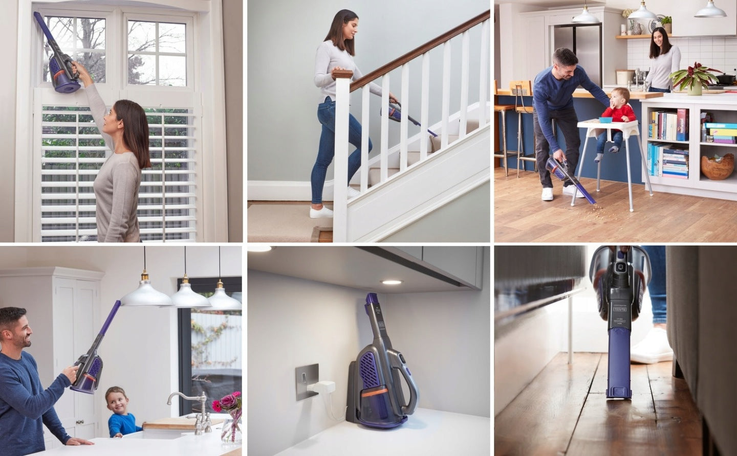 Odkurzacz ręczny Black Decker BHHV520BFP + końcówki