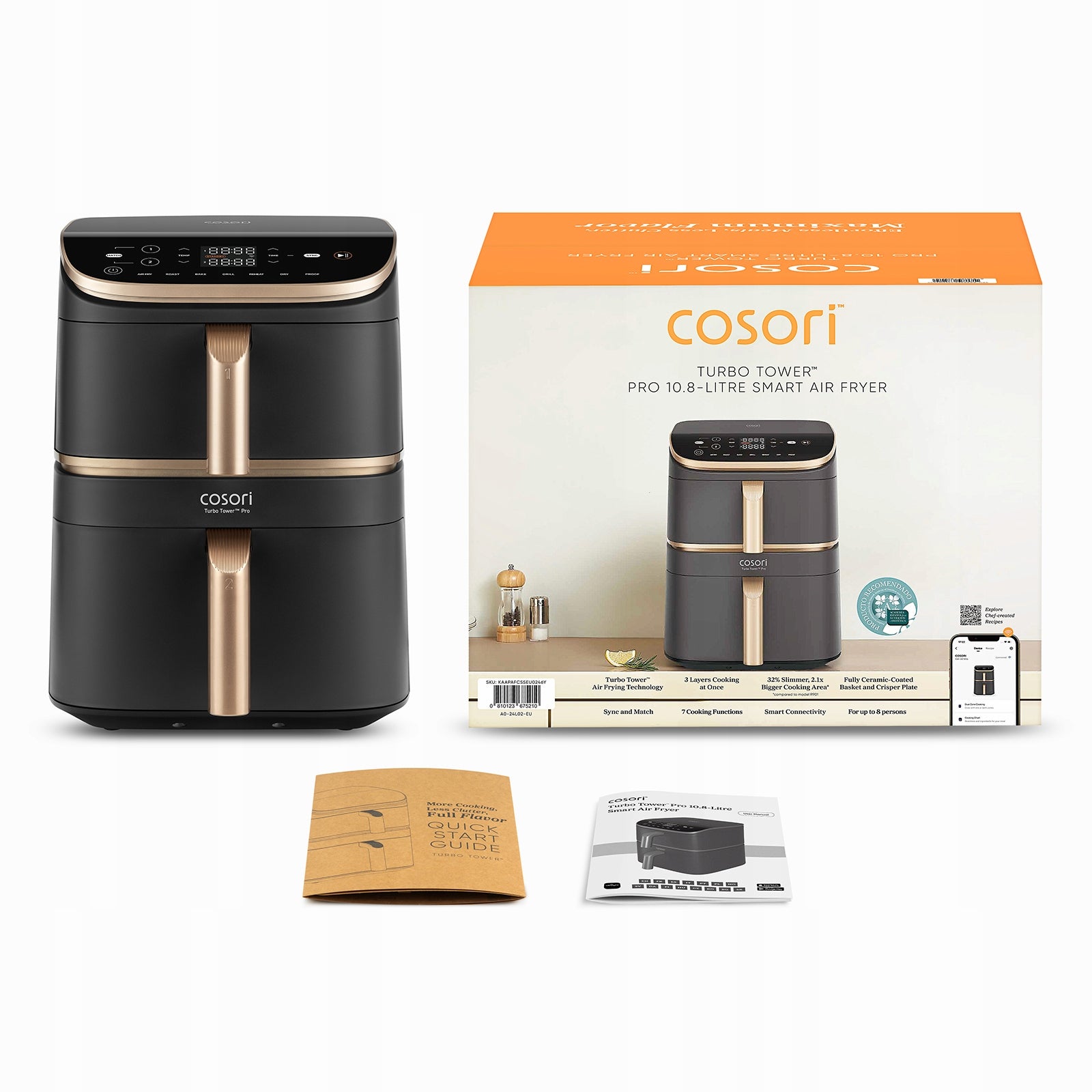 Frytkownica na gorące powietrze Cosori CAF-DC123S-DEUR 2630 W 10,8 l